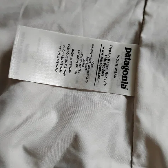 Patagonia Women's Beige ELKH Los Gatos Regular-Fit Sleeveless Fleece Vest Size M - Picture 7 of 8